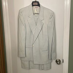 Woman’s pinstriped suit set